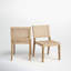 Alani Side Chair in Natural Brown