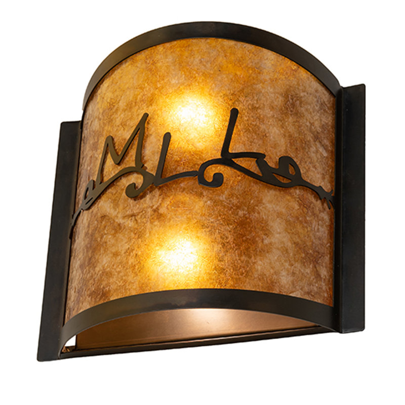 Brittnye Steel Flush Mounted Sconce