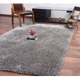 Ayumi Handmade Shag Gray Area Rug