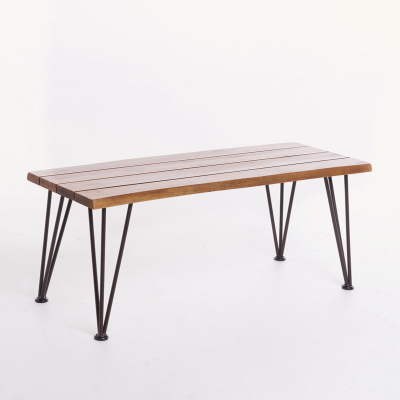 Kealynn Solid Wood Top Coffee Table