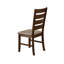 Chaises d'appoint Channel Island Emery, noyer