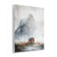 Plaque murale Foggy Hugged Hut, design par Svetlana Aleynikova