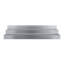 Rail de rangement mural robuste à deux niveaux en acier inoxydable de 122 cm (48 po), pour bouteilles d'alcool.-138404391