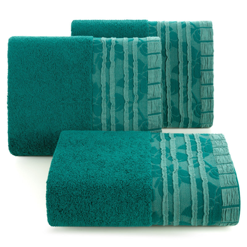 Horstfried Midweight Jacquard Hand Towel, Green