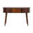 Stream Ripple Wood Writing Desk with Drawers-524427564