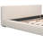 Stylish Beige Upholstered Bed