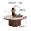 Table basse 39,4 po Camellia Flower