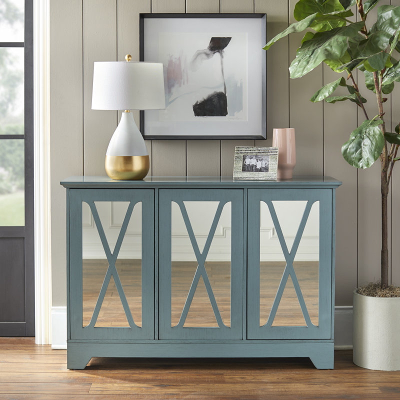 Berowalt 52'' Sideboard, Distressed Antique Blue