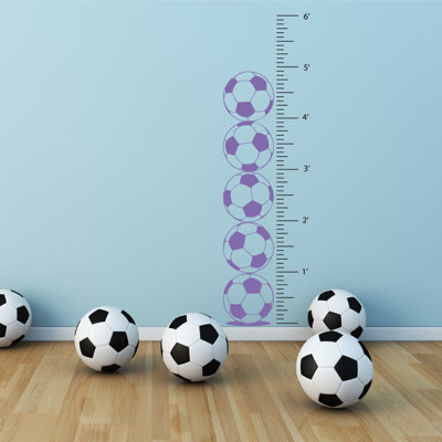 Décalcomanie murale graphique de croissance foot