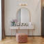 Applique murale cylindrique en or rose 2 lumières avec verre bullé pour l'intérieur humide-496689890