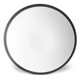 Soie Tressee Black Soup Plate