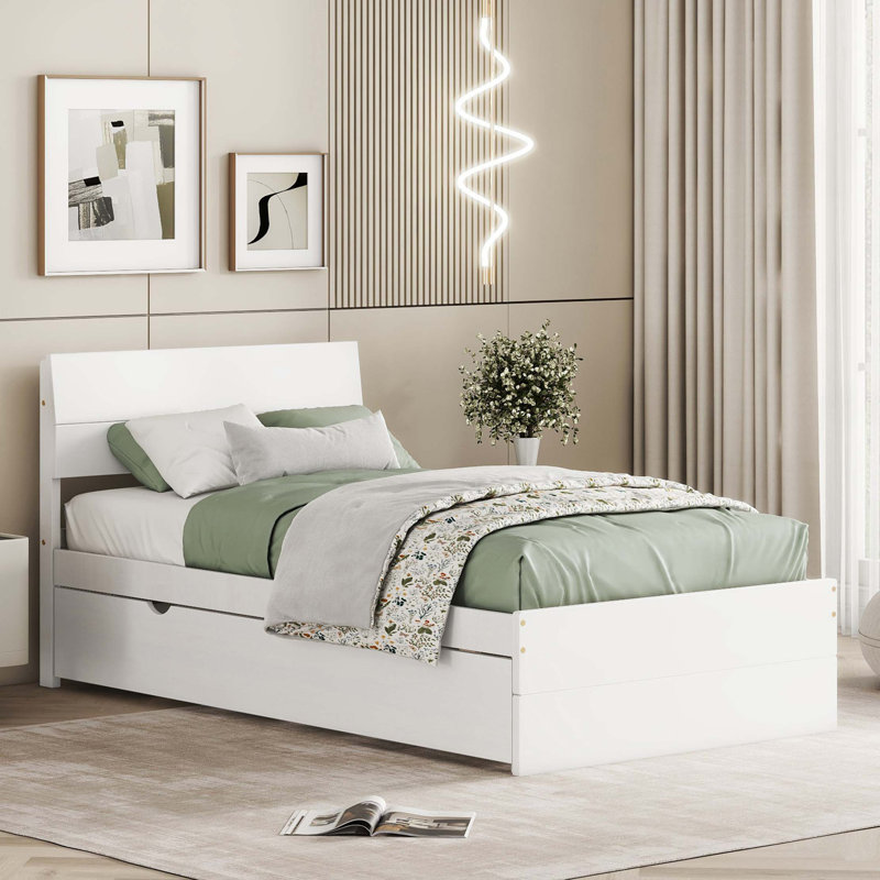 Cadre de lit avec lit gigogne simple