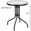 Table d'extérieur Keevah 24 L x 24 W
