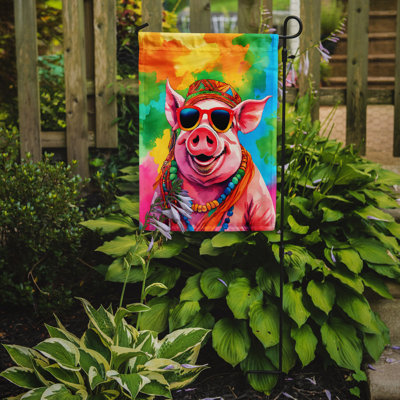Drapeau de jardin hippie