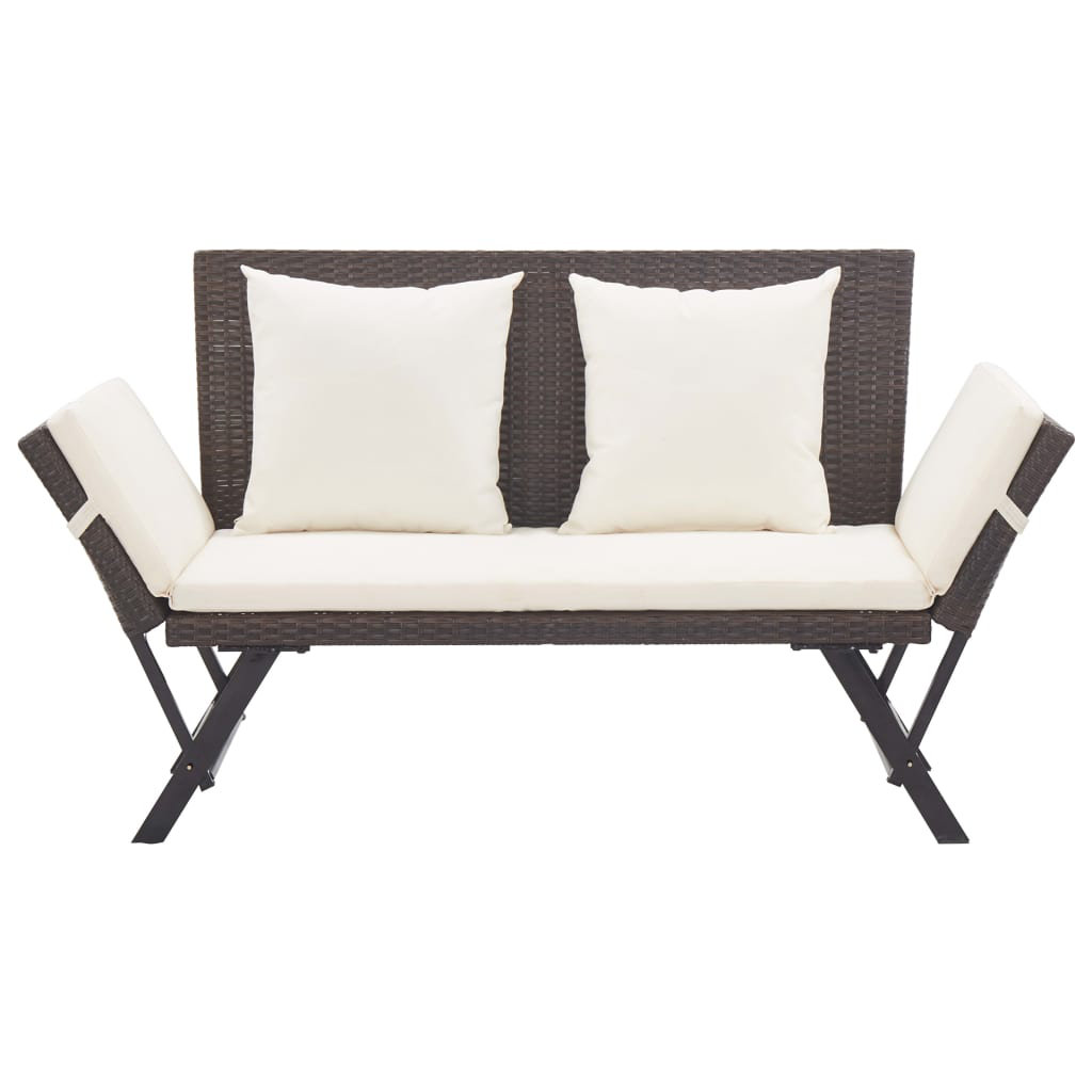 Parkbank Kingsbridge aus Polyrattan