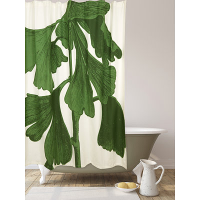 Rideau de douche simple Ginko