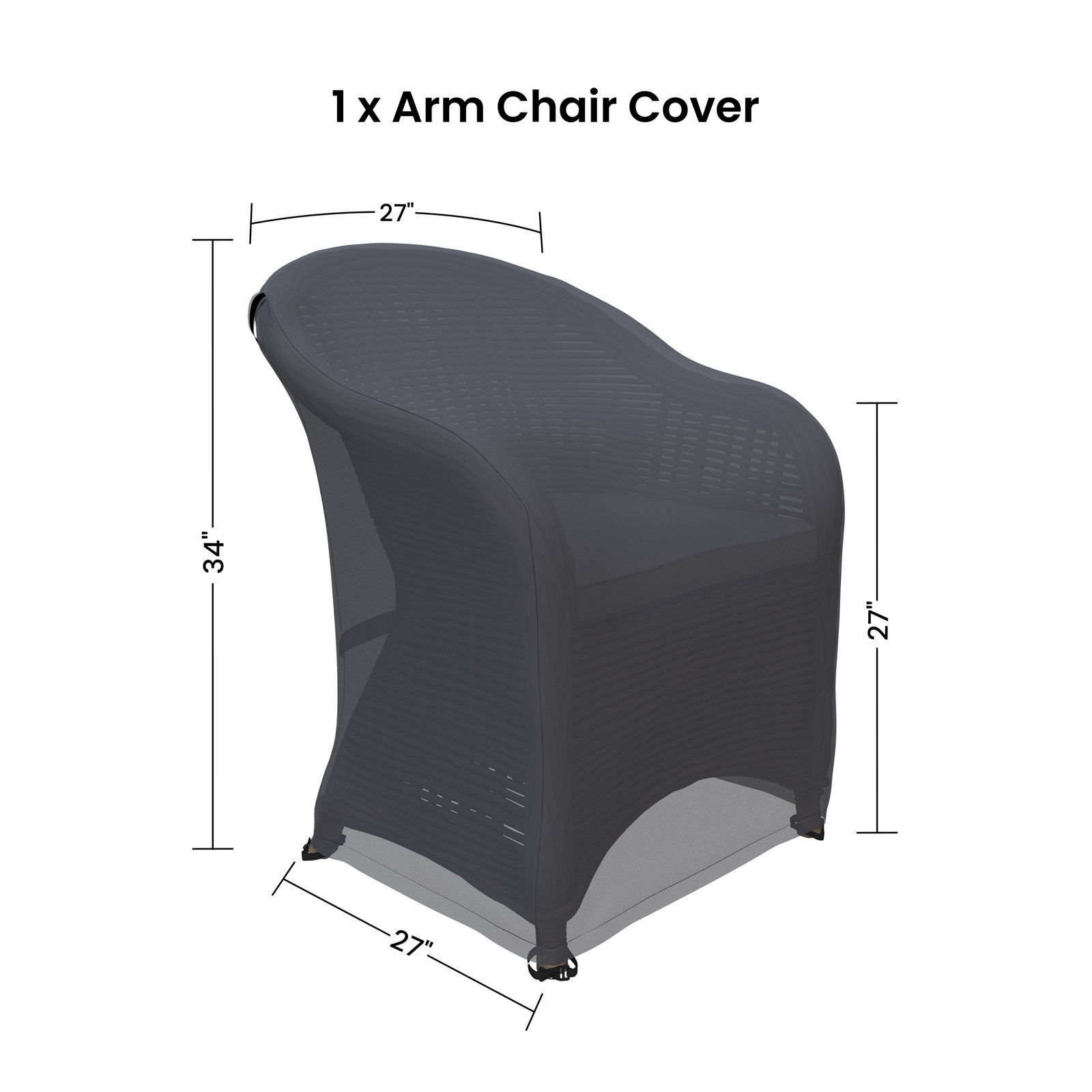Wicker Outdoor Lounge Chair Cover