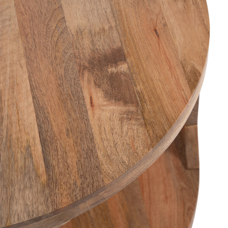 Dahl Mango Wood Round Coffee Table