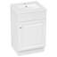 Meuble-lavabo blanc de 20 po avec lavabo et armoire, tablette réglable | Idée de cadeau-62901848