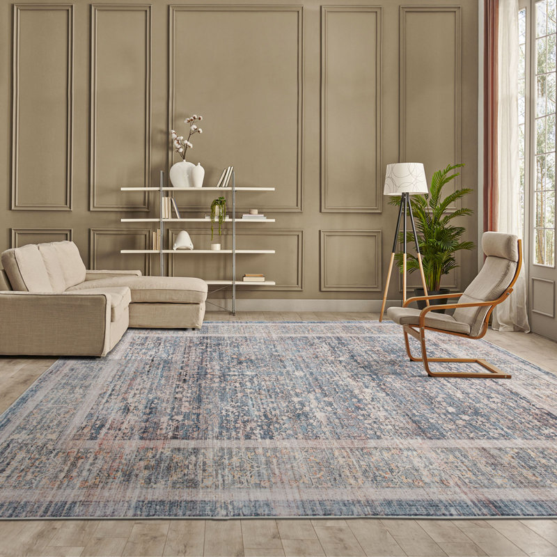 Tapis oriental performance lavable à la machine Kaysyn, Rectangle 9 pi x 12 pi