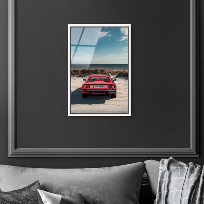 Surftime Car Canvas Transportation Print by Oliver Gal