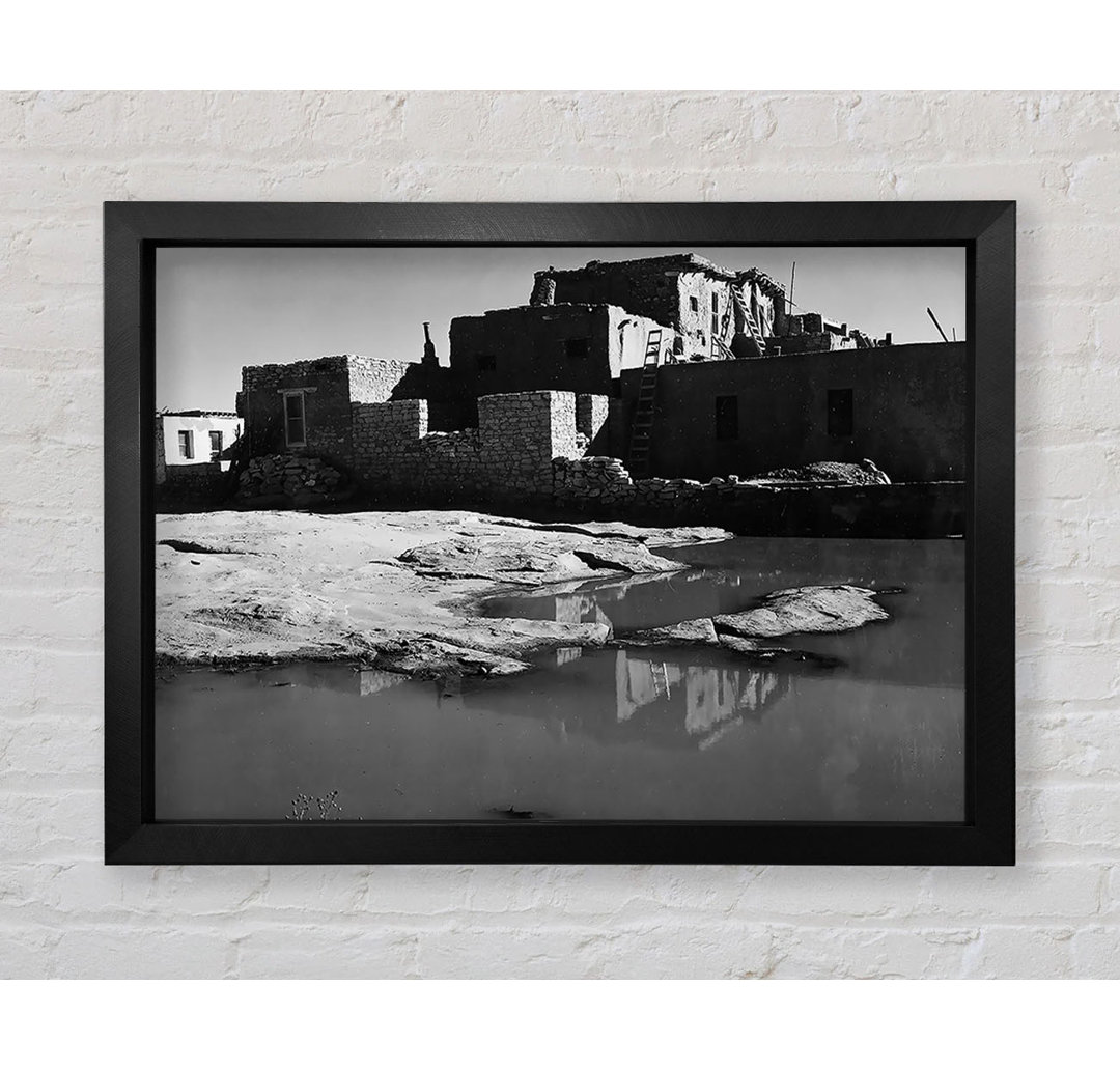 Acoma Pueblo 3 von Ansel Adams - Einzelne Bilderrahmen Kunstdrucke