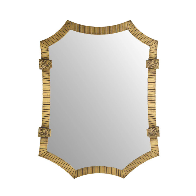 Monty Octagon Brass Mirror