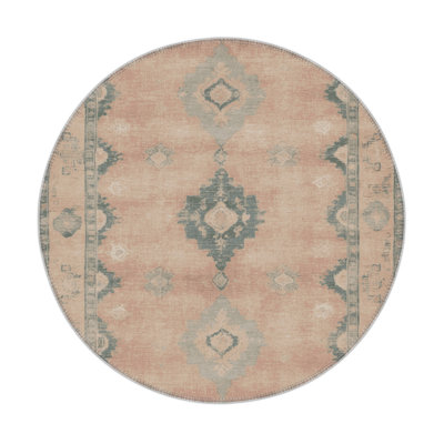 Overdyed Beige Indoor and Outdoor Area Rug