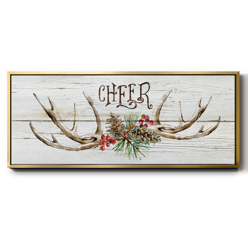 Rustic Cheer - toile encadrée, H 20 po x l 50 po
