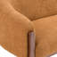 Canapé d'appoint compact et moderne incurvé de 70 cm (27,5 po) de largeur, recouvert de tissu bouclé, avec pieds en bois massif-1577002432-1577002433