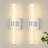 Modern Dimmable LED Wall Light with Sturdy Glass Shade