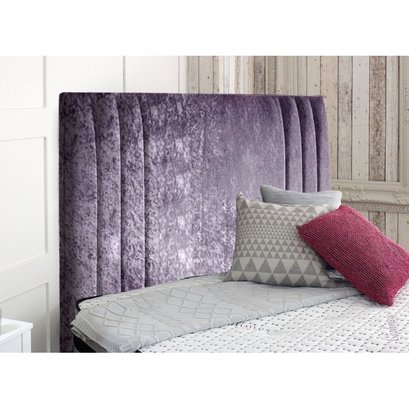Wetzel Upholstered Headboard, Super King (6'), Lilac