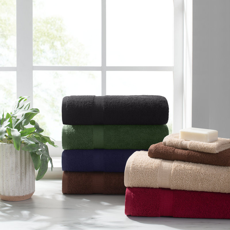 Breit Bath Towel 25x52 (6/Pack), Green