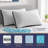 Cooling Pillow Queen Size Set Of 2, Cooling Gel Memory Foam Bed Pillow, Medium Firm Pillow For Sleeping, Cooling & Smooth Washable Cover, Certipur-US Certified