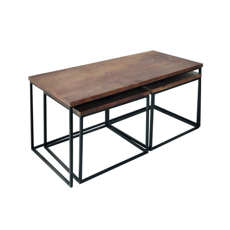 Timko Frame Coffee Table, Walnut