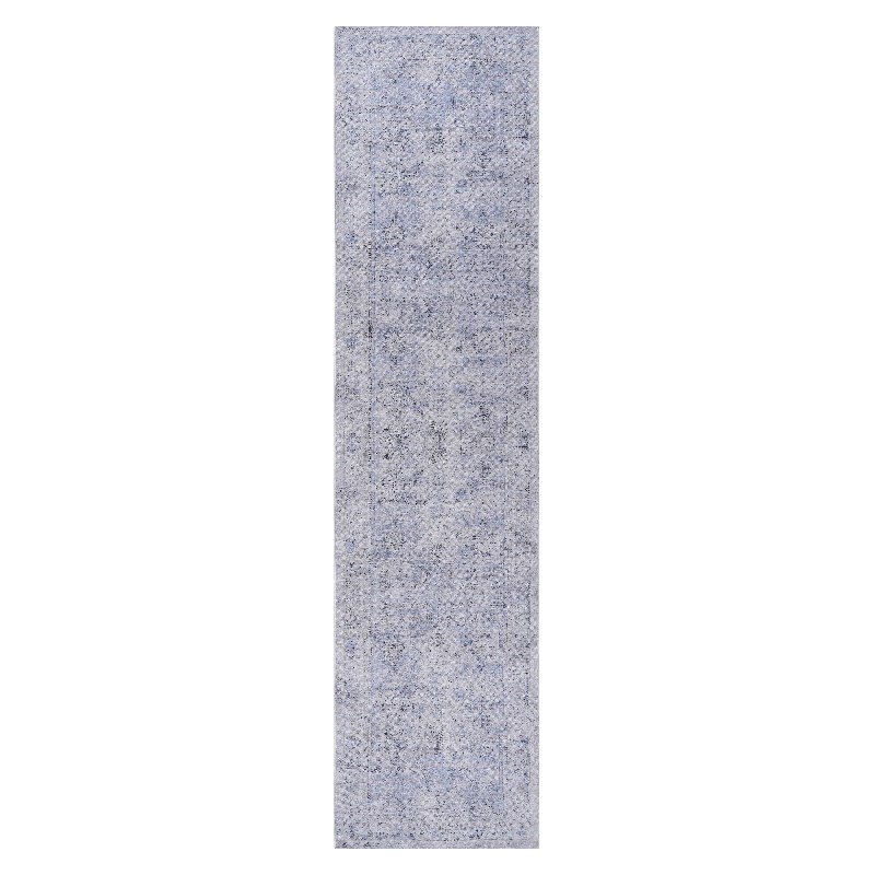 Tapis de couloir bleu non lavable MAVAL 2 pi 6 po x 10 pi MAVAL, Tapis de couloir 2 pi 6 po x 10 pi