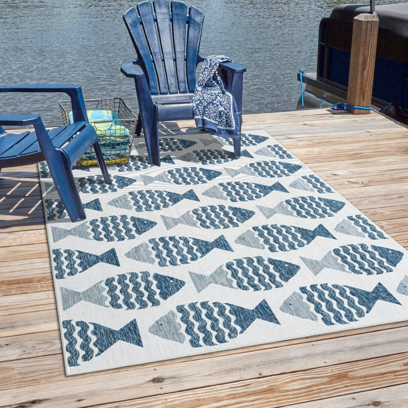 Tapis intérieur / extérieur d'extérieur Coastal, Rectangle 6 pi 1 po x 9 pi