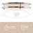 East Grove Home Builder Essential Collection LED 1100 Lumens Round Flush Mount Ceiling Light with 5-CCT Selectability 2700-3000-3500-4000-5000K -127458927-127458923-127458925