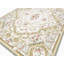 Hand-Knotted High-Quality Ivory and Gray Area Rug