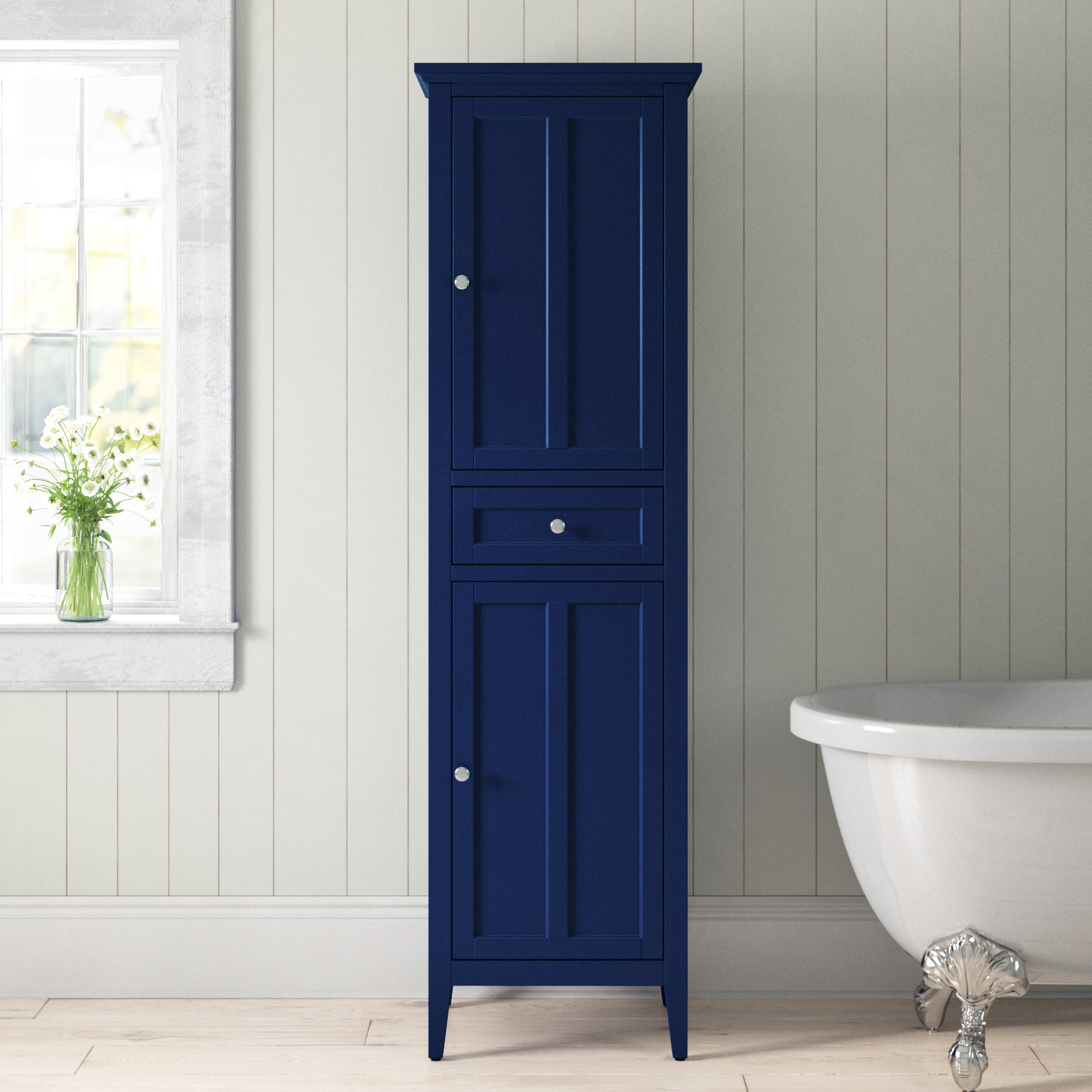 Gardner Linen Cabinet, Blue