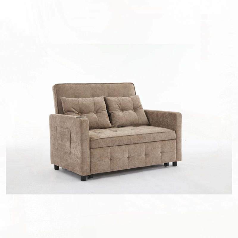 Fauteuil convertible Boneless, Chameau