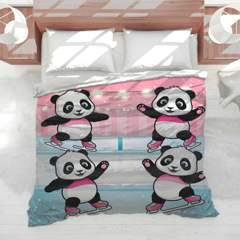 Édredon panda, Très grand lit