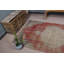 Tapis turc rouge et beige fait à la main avec un design unique en laine pour votre maison
