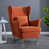 Mélange de polyester orange rougeâtre n'est pas disponible