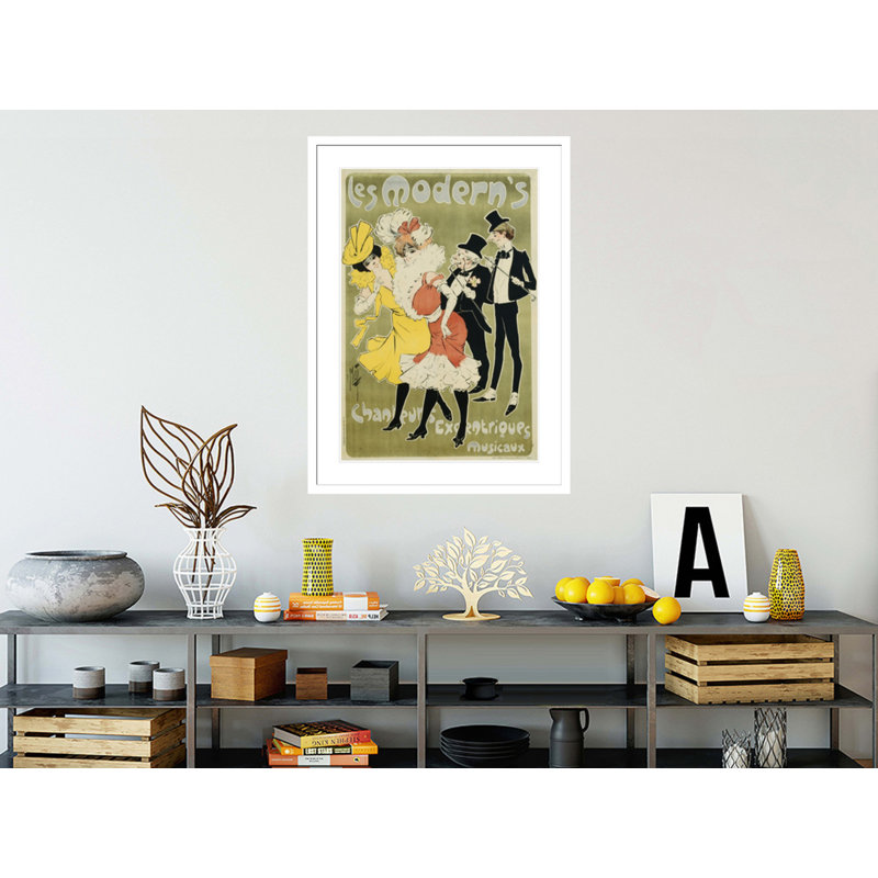 «Les Modern's» par Misti, impression giclée sur cadre, H 41,5 po x l 30,37 po