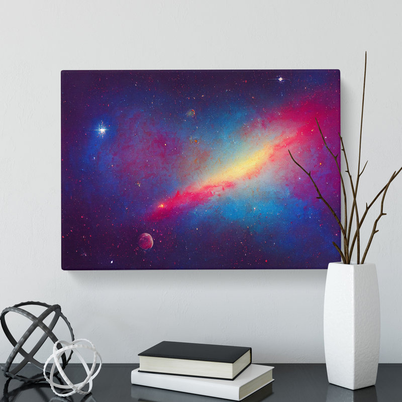 Futuristic Galaxy Vol.1 - Wrapped Canvas, 40cm H x 60cm W x 3cm D