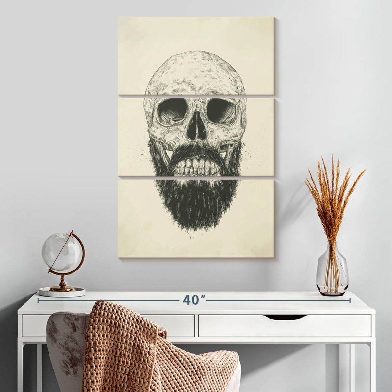 Kerner The Beard Is Not Dead, 32" H x 20" W
