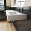Lavabo de salle de bain mural double 72 "avec trop-plein 72"