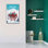  «Winter Holiday» par Omar Escalante, art mural sur toile, 26 po x 40 po
