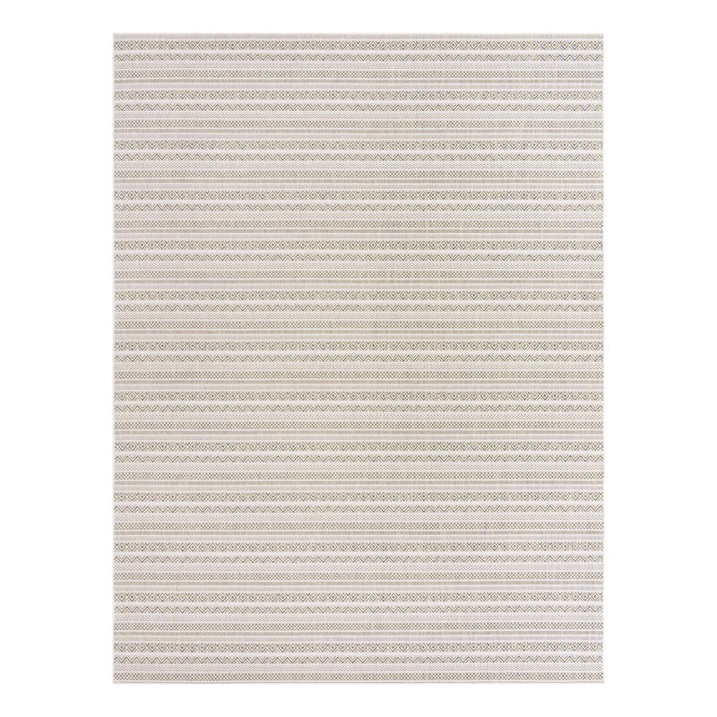 Striped Indoor / Outdoor Rug, Rectangle 9' x 12'